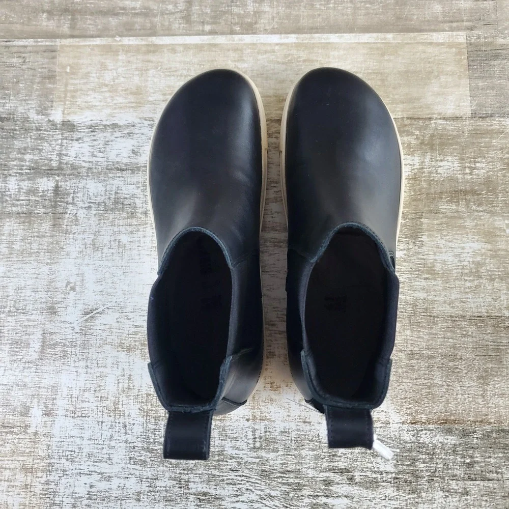 Birkenstock Bend Chelsea Boot Mens 8 /Womens 10 Black Natural Leather